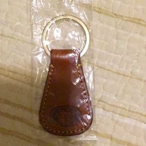 NWOT! Dooney & Bourke genuine Leather Key Ring